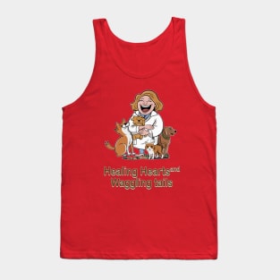 healing hurts and waggling tails Tank Top